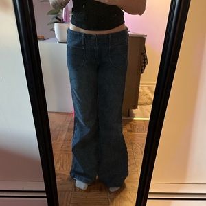 Low-rise Flare Denim Jeans 8